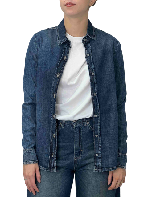 Camicia Jeans Tensione-In DALISI-BLU