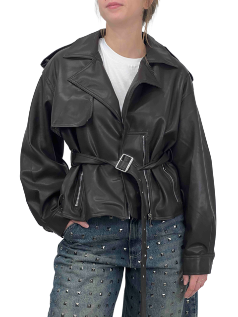 Chiodo ecopelle Susy Mix 2894